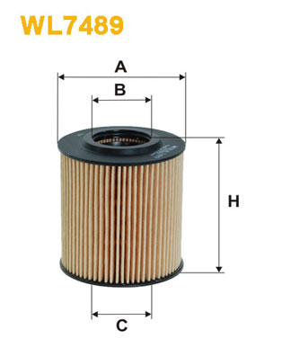 WIX FILTERS - WL7489 - Filter za ulje (Podmazivanje)
