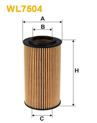 Picture of WIX FILTERS - WL7504 - Oil Filter (Lubrication)