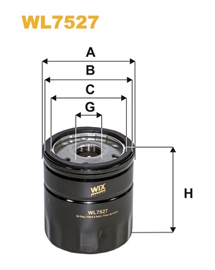 Picture of WIX FILTERS - WL7527 - Oil Filter (Lubrication)