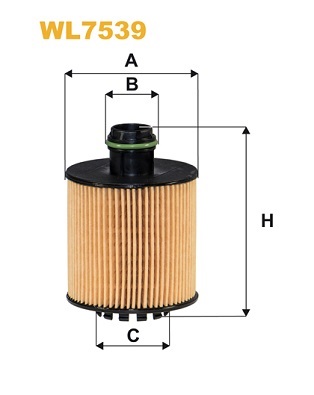 Picture of WIX FILTERS - WL7539 - Oil Filter (Lubrication)