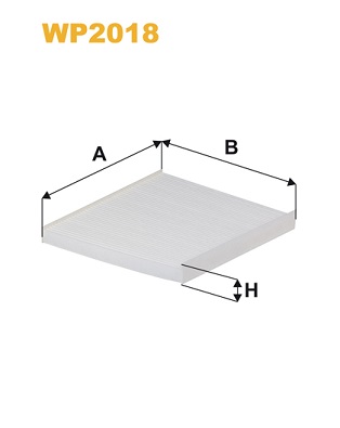 Picture of WIX FILTERS - WP2018 - Filter, interior air (Heating/Ventilation)