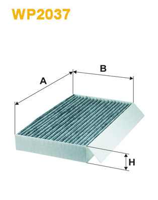 Picture of WIX FILTERS - WP2037 - Filter, interior air (Heating/Ventilation)