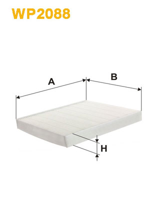 Picture of WIX FILTERS - WP2088 - Filter, interior air (Heating/Ventilation)