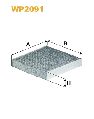 Picture of WIX FILTERS - WP2091 - Filter, interior air (Heating/Ventilation)