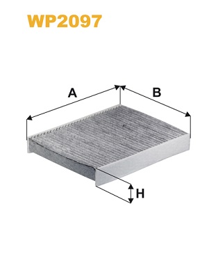 WIX FILTERS - WP2097 - Filter, vazduh unutrašnjeg prostora (Grejanje/ventilacija)