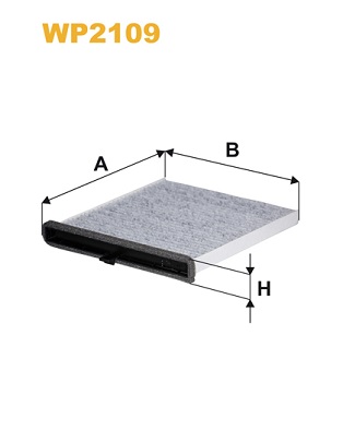 Picture of WIX FILTERS - WP2109 - Filter, interior air (Heating/Ventilation)