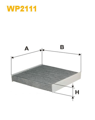 Picture of WIX FILTERS - WP2111 - Filter, interior air (Heating/Ventilation)