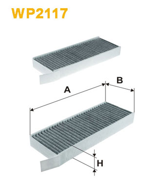 WIX FILTERS - WP2117 - Filter, vazduh unutrašnjeg prostora (Grejanje/ventilacija)