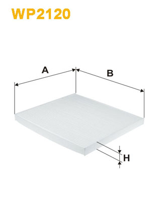 Picture of WIX FILTERS - WP2120 - Filter, interior air (Heating/Ventilation)