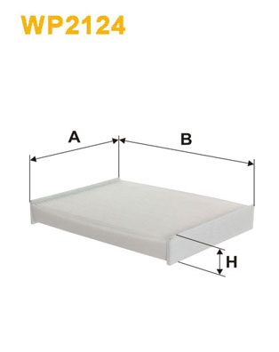 Picture of WIX FILTERS - WP2124 - Filter, interior air (Heating/Ventilation)