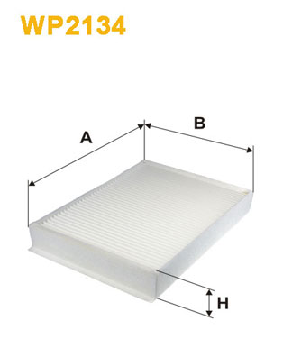 Picture of WIX FILTERS - WP2134 - Filter, interior air (Heating/Ventilation)