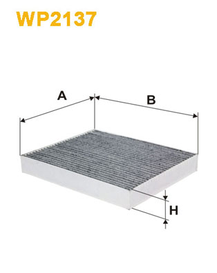 Picture of WIX FILTERS - WP2137 - Filter, interior air (Heating/Ventilation)