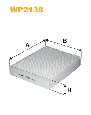 Picture of WIX FILTERS - WP2138 - Filter, interior air (Heating/Ventilation)