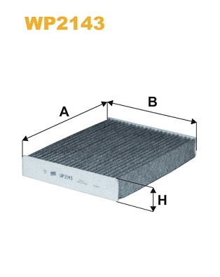 Picture of WIX FILTERS - WP2143 - Filter, interior air (Heating/Ventilation)