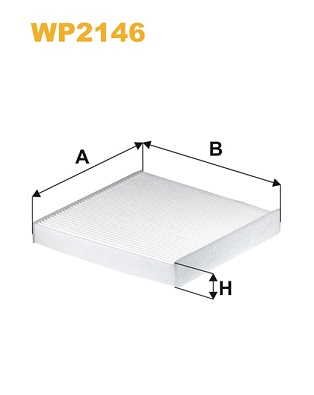 Picture of WIX FILTERS - WP2146 - Filter, interior air (Heating/Ventilation)