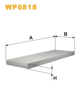 WIX FILTERS - WP6818 - Filter, vazduh unutrašnjeg prostora (Grejanje/ventilacija)