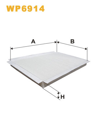 Picture of WIX FILTERS - WP6914 - Filter, interior air (Heating/Ventilation)