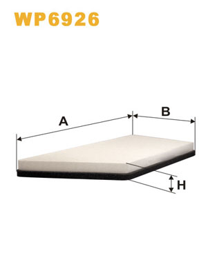 WIX FILTERS - WP6926 - Filter, vazduh unutrašnjeg prostora (Grejanje/ventilacija)