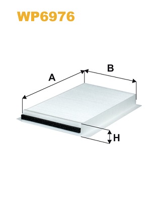 Picture of WIX FILTERS - WP6976 - Filter, interior air (Heating/Ventilation)