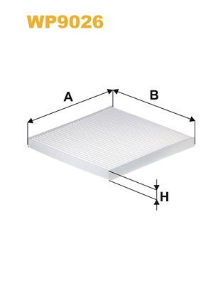 Picture of WIX FILTERS - WP9026 - Filter, interior air (Heating/Ventilation)
