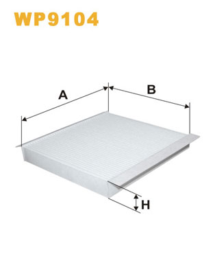 Picture of WIX FILTERS - WP9104 - Filter, interior air (Heating/Ventilation)