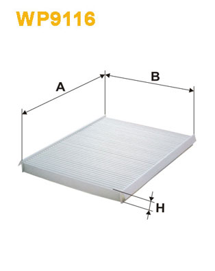 FILTER KABINE - WIX FILTERS - WP9116