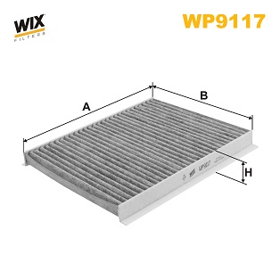 WIX FILTERS - WP9117 - Filter, vazduh unutrašnjeg prostora (Grejanje/ventilacija)