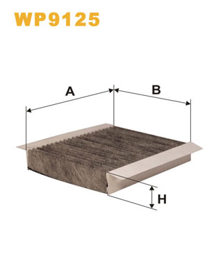 Picture of WIX FILTERS - WP9125 - Filter, interior air (Heating/Ventilation)