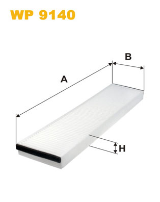 Picture of WIX FILTERS - WP9140 - Filter, interior air (Heating/Ventilation)