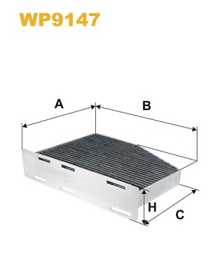 Picture of WIX FILTERS - WP9147 - Filter, interior air (Heating/Ventilation)