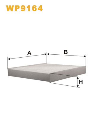 Picture of WIX FILTERS - WP9164 - Filter, interior air (Heating/Ventilation)