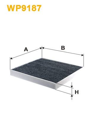 Picture of WIX FILTERS - WP9187 - Filter, interior air (Heating/Ventilation)