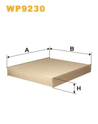 Picture of WIX FILTERS - WP9230 - Filter, interior air (Heating/Ventilation)