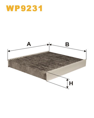 Picture of WIX FILTERS - WP9231 - Filter, interior air (Heating/Ventilation)