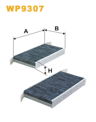 Picture of WIX FILTERS - WP9307 - Filter, interior air (Heating/Ventilation)