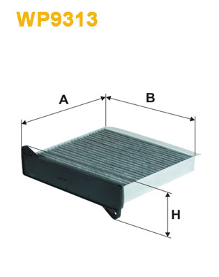 Picture of WIX FILTERS - WP9313 - Filter, interior air (Heating/Ventilation)