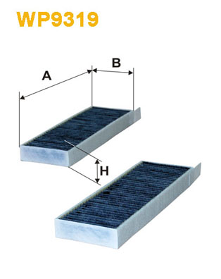 Picture of WIX FILTERS - WP9319 - Filter, interior air (Heating/Ventilation)