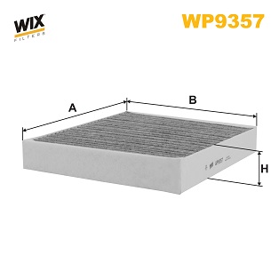Picture of WIX FILTERS - WP9357 - Filter, interior air (Heating/Ventilation)