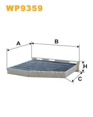 Picture of WIX FILTERS - WP9359 - Filter, interior air (Heating/Ventilation)