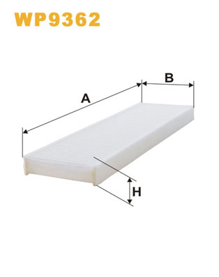 Picture of WIX FILTERS - WP9362 - Filter, interior air (Heating/Ventilation)