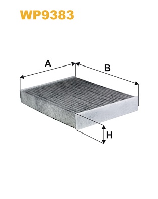 Picture of WIX FILTERS - WP9383 - Filter, interior air (Heating/Ventilation)