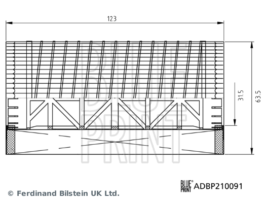 Picture of BLUE PRINT - ADBP210091 - Oil Filter (Lubrication)