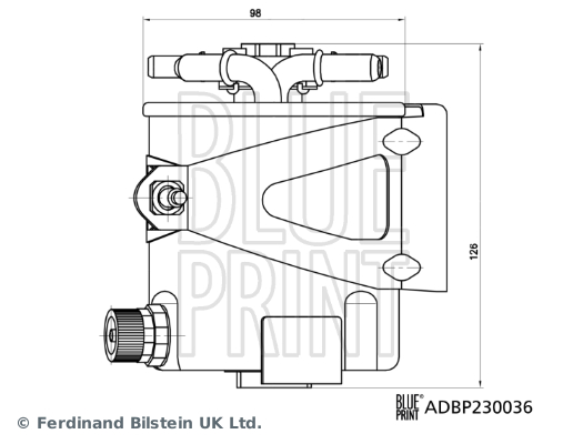 Picture of BLUE PRINT - ADBP230036 - Fuel Filter (Fuel Supply System)