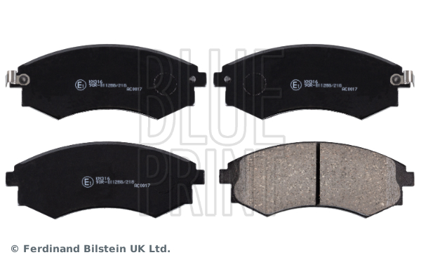Picture of BLUE PRINT - ADG04233 - Brake Pad Set, disc brake (Brake System)
