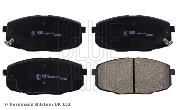 Picture of BLUE PRINT - ADG04261 - Brake Pad Set, disc brake (Brake System)