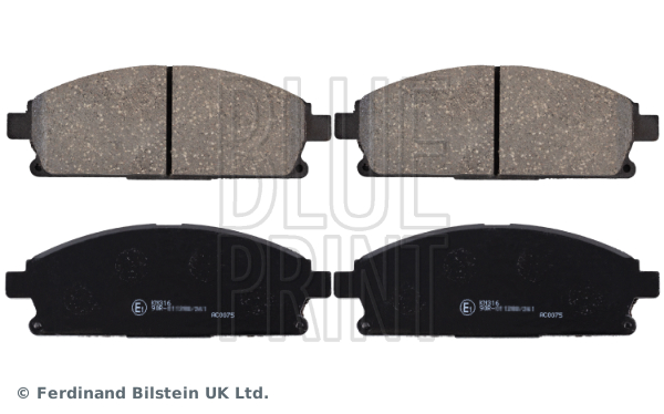 Picture of BLUE PRINT - ADN142115 - Brake Pad Set, disc brake (Braking System)