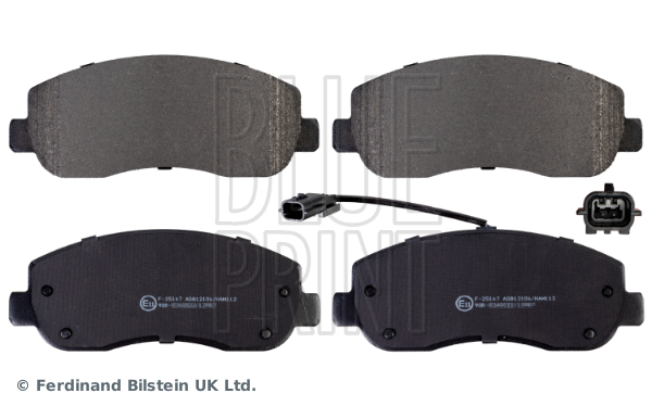 Picture of BLUE PRINT - ADN142156 - Brake Pad Set, disc brake (Brake System)