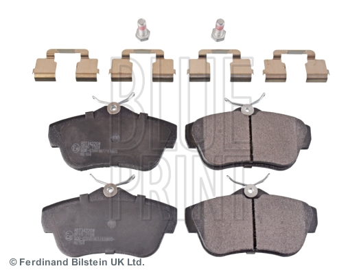 Picture of BLUE PRINT - ADT342208 - Brake Pad Set, disc brake (Brake System)