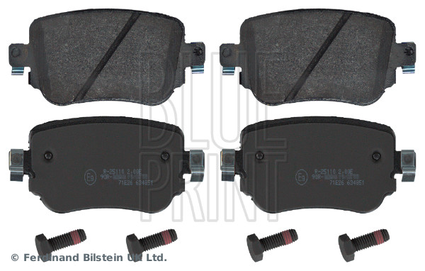 Picture of BLUE PRINT - ADV184250 - Brake Pad Set, disc brake (Brake System)