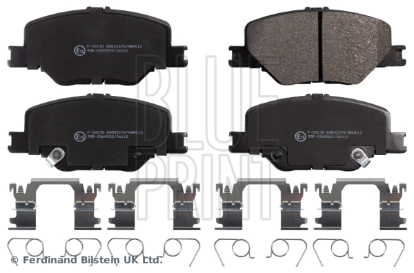 Picture of BLUE PRINT - ADW194219 - Brake Pad Set, disc brake (Braking System)
